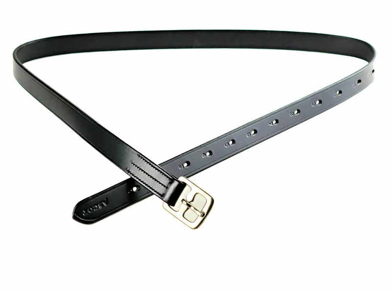 Ascot by Dever Stirrup Leathers Adult in Black-3